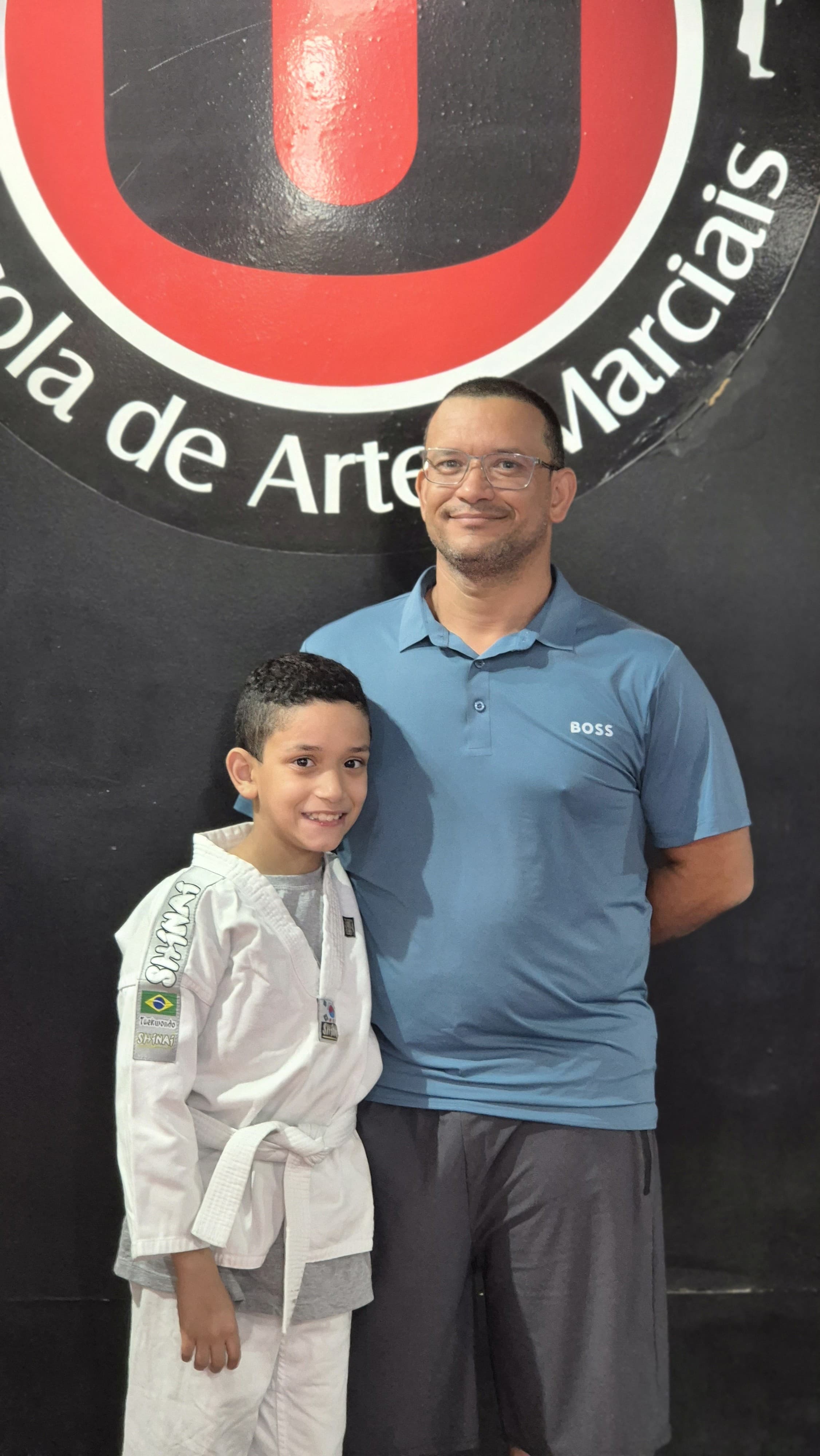 Cláudio e Enzo, aluno(a) da União Andrade