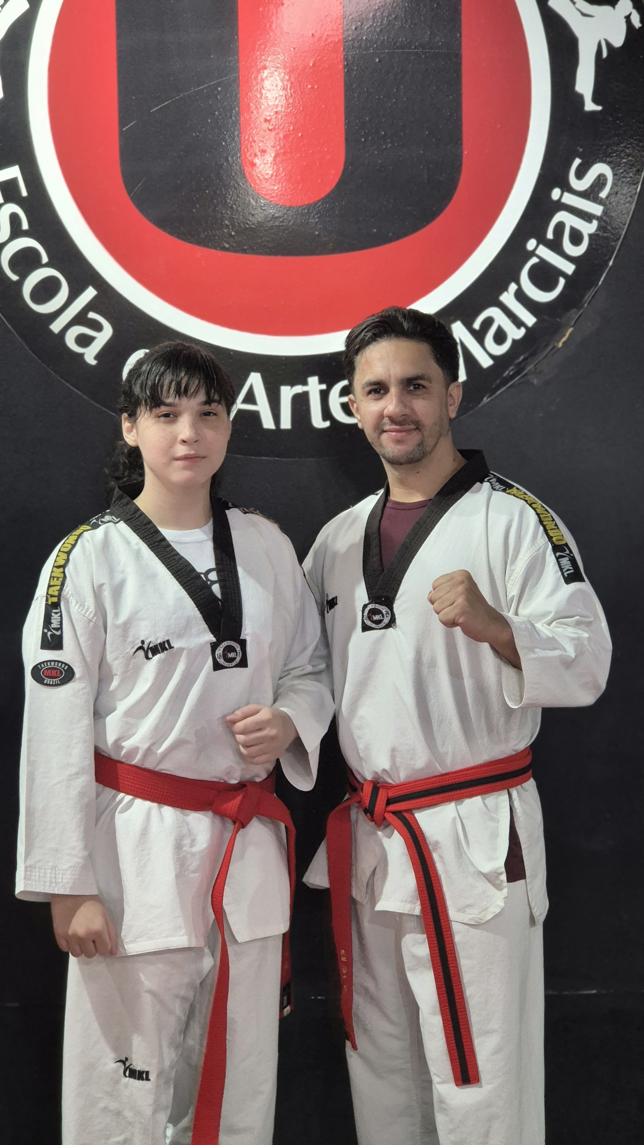 Geniel e Mylena, aluno(a) da União Andrade